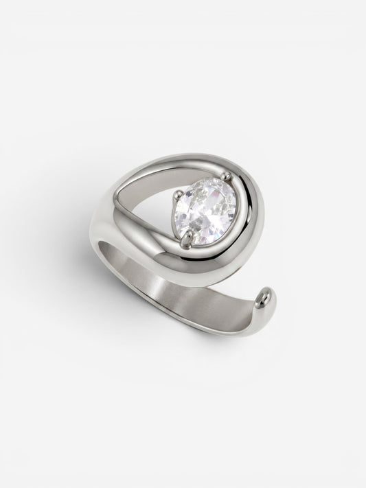 Callisto Organic Ring Silver
