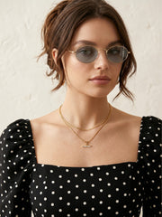 Celeste Layered T-Bar Necklace