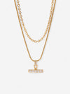 Celeste Layered Bar Necklace