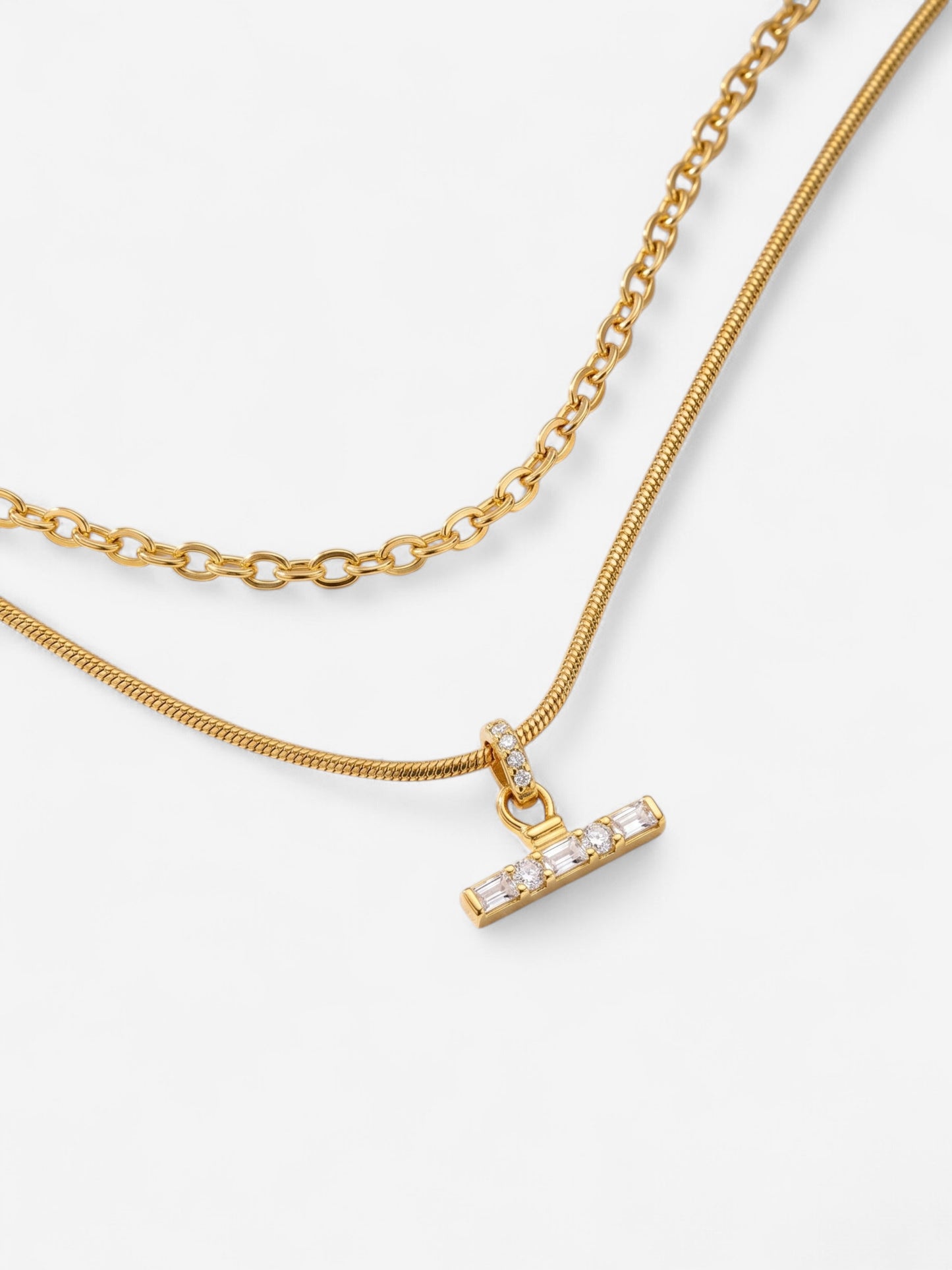 Celeste Layered Bar Necklace