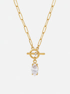 Celeste Marquise Toggle Necklace