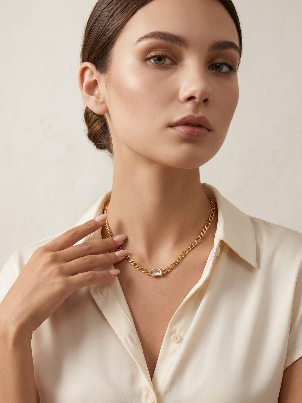 Celine Radiant Link Necklace