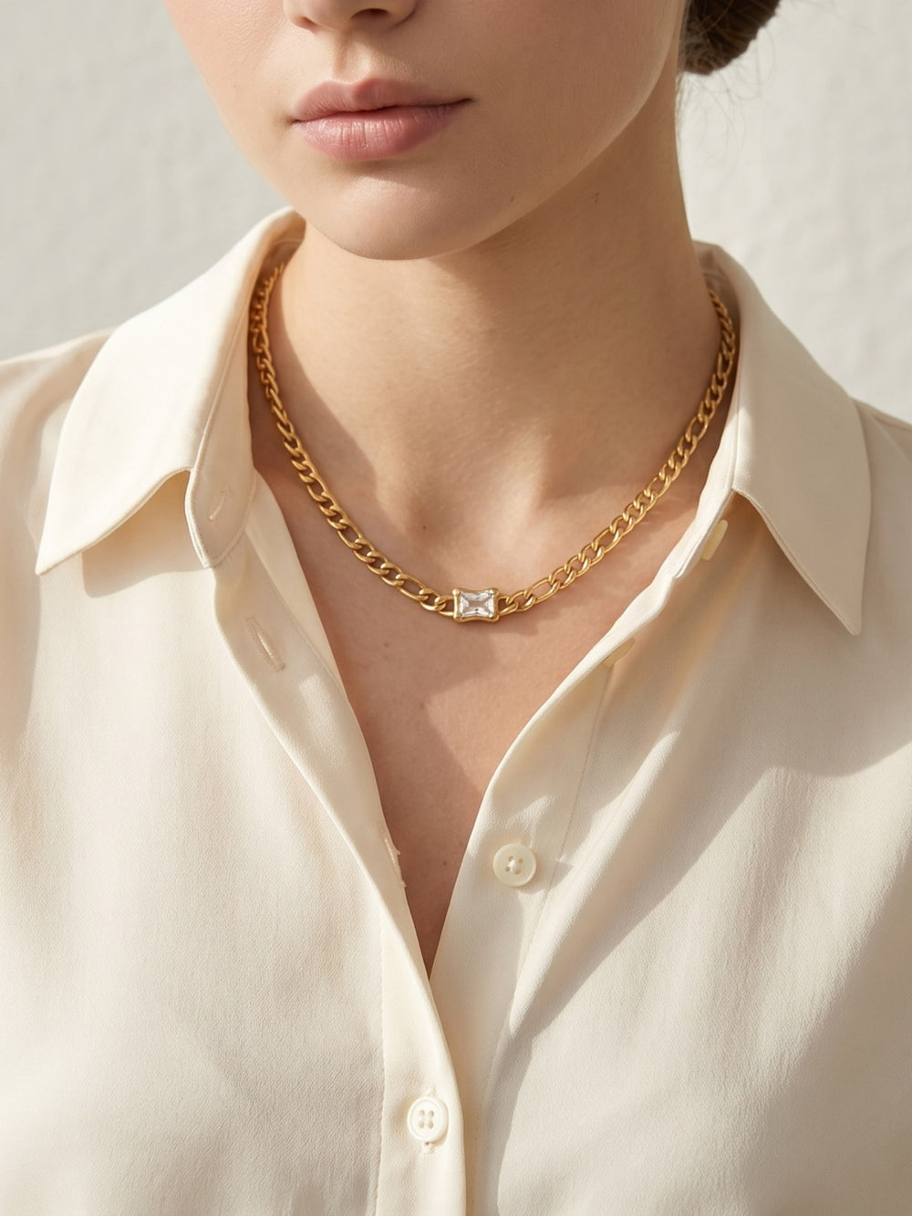 Celine Radiant Link Necklace