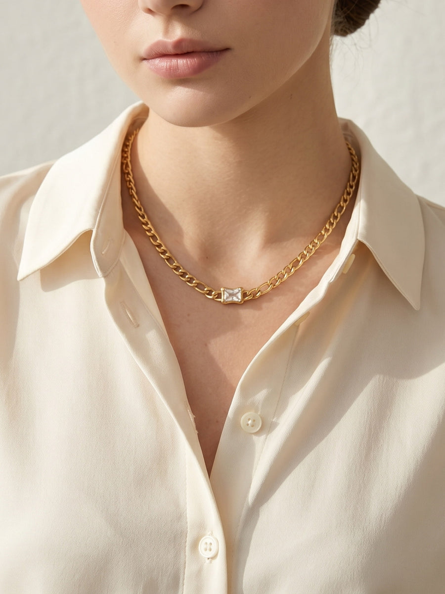 Celine Radiant Link Necklace