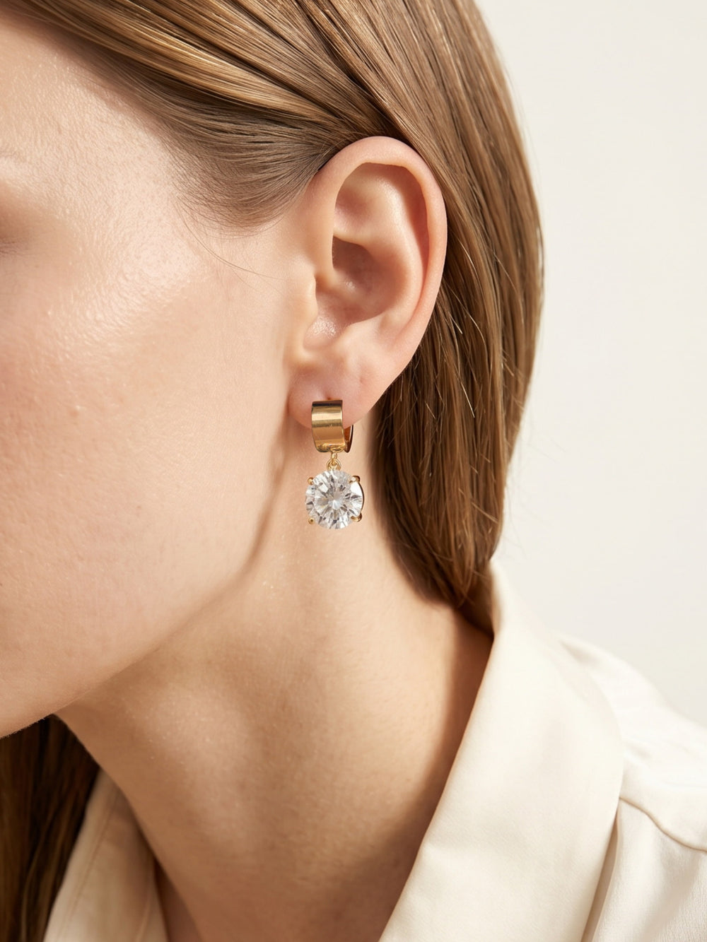Cyra Bold Solitaire Hoops