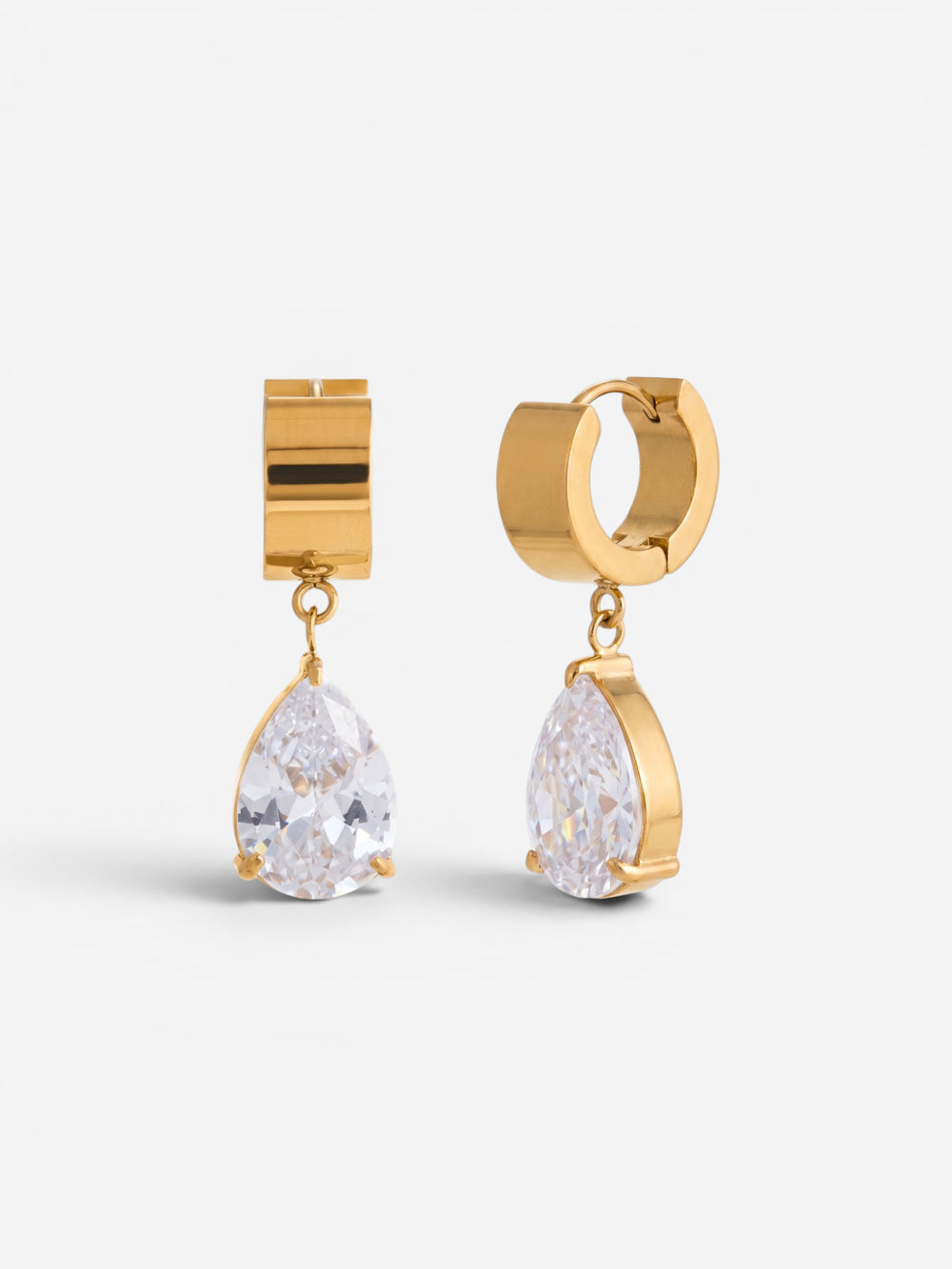 Cyra Teardrop Hoops