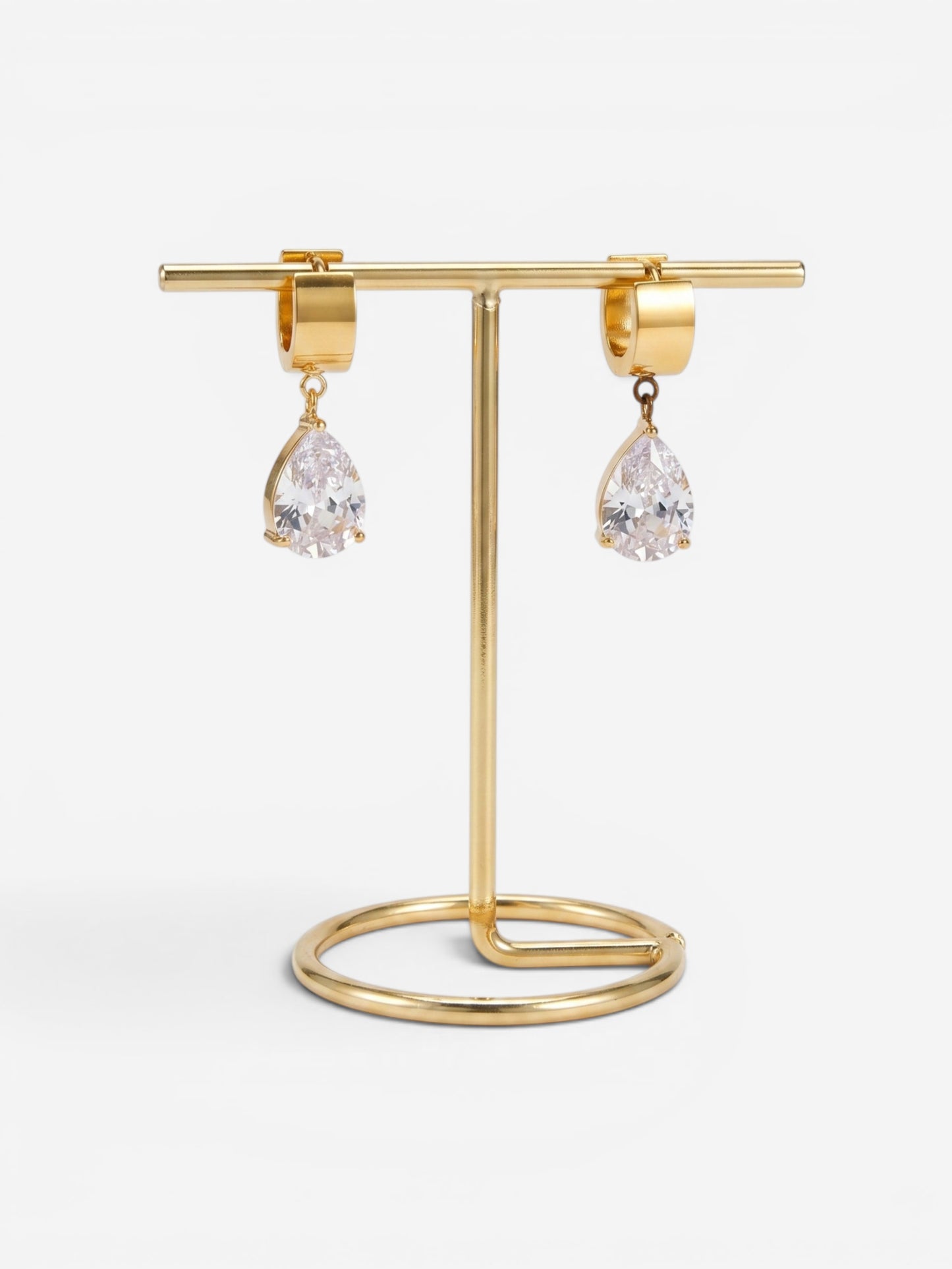 Cyra Teardrop Hoops