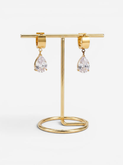 Cyra Teardrop Hoops