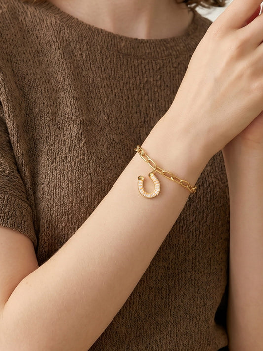 Fortuna Horseshoe Bracelet