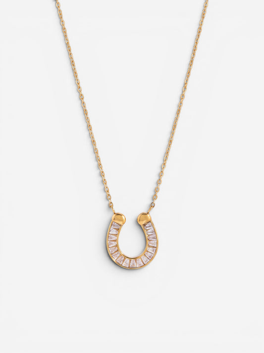 Fortuna Horseshoe Necklace