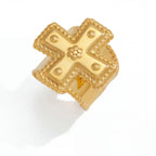 Helena Byzantine Cross Signet Ring