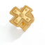 Helena Byzantine Cross Signet Ring