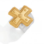 Helena Byzantine Cross Signet Ring