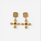 Jupiter Byzantine Cross Earrings