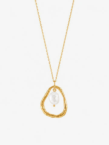 Luna Organic Pearl Pendant