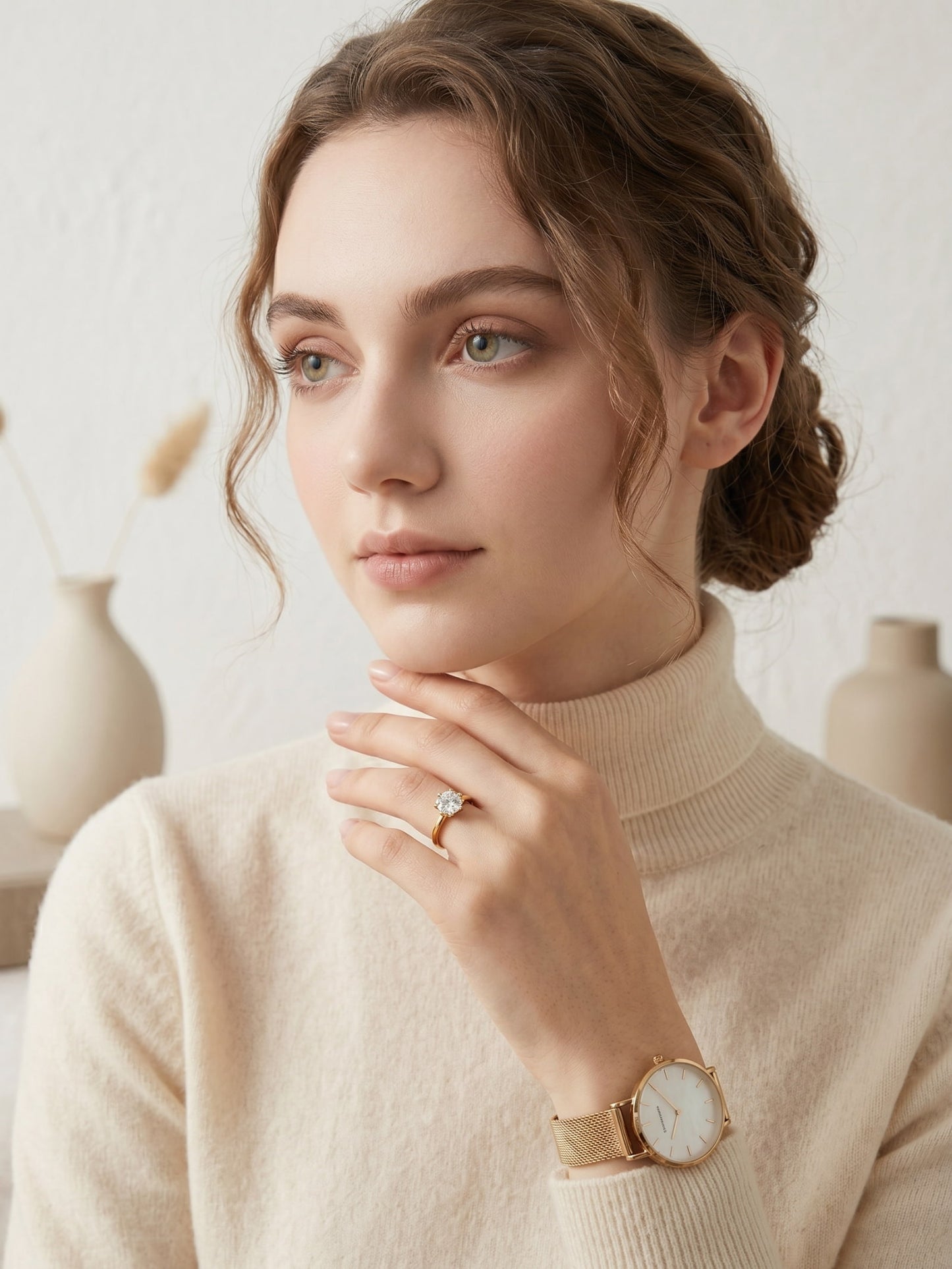 Lyra Solitaire Ring