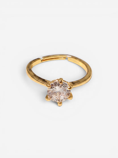 Lyra Solitaire Ring