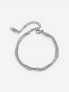 Lyra Triple Snake Bracelet Silver