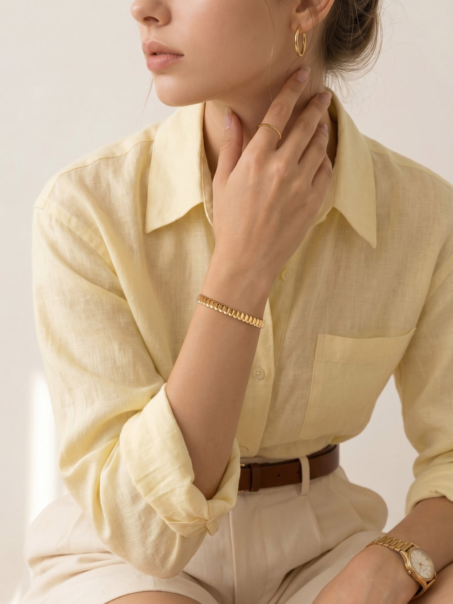 Maia Beaded Band Ring