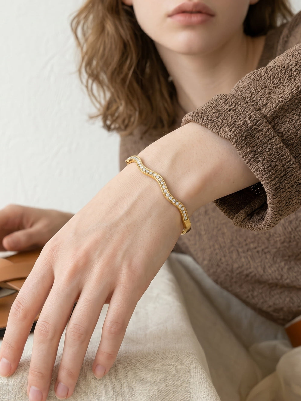 Ondine Wave Bangle