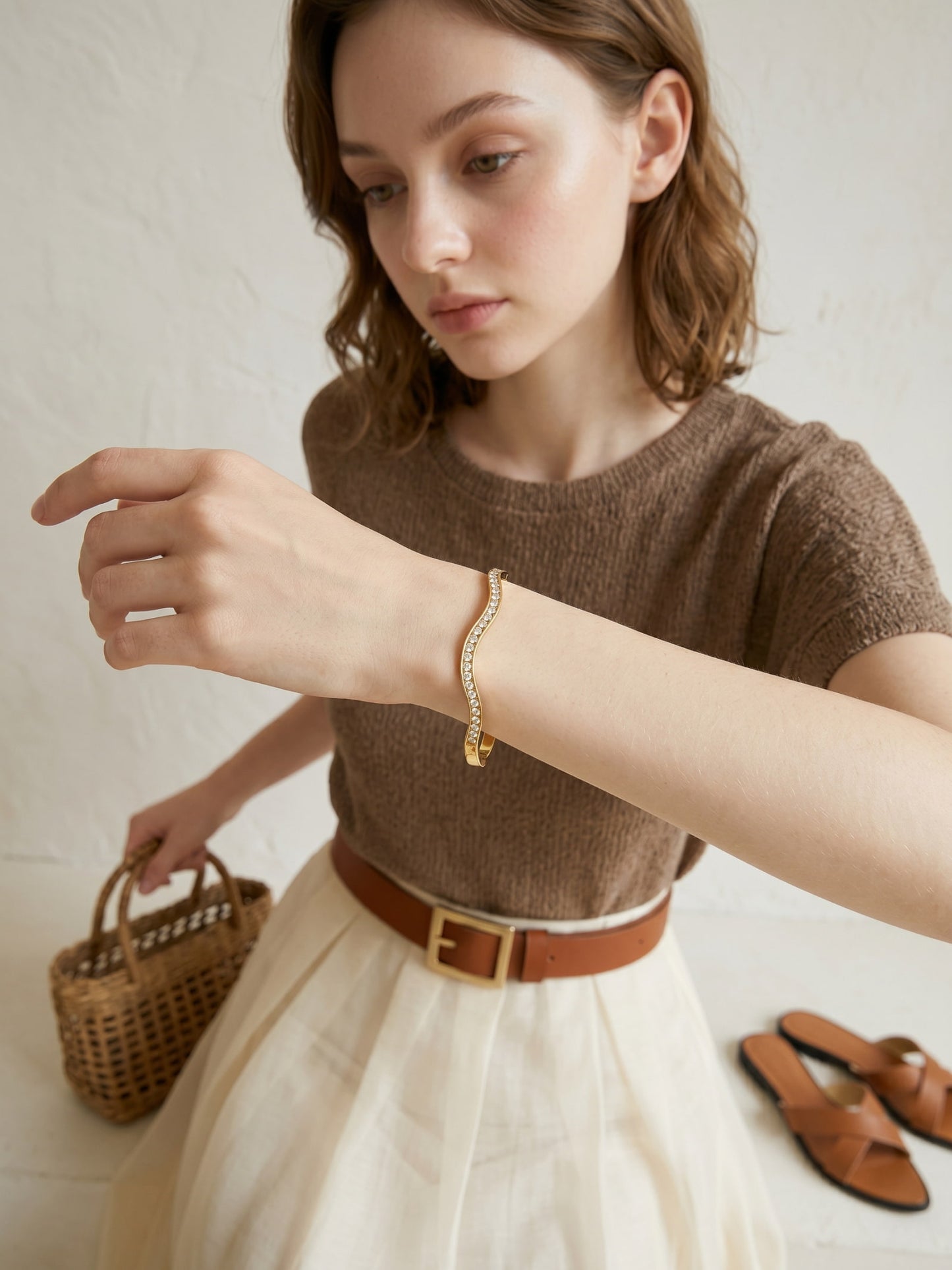 Ondine Wave Bangle