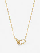 Sculpted Ribbon Heart Necklace