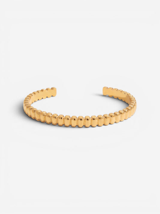 Selene Beaded Cuff Gold