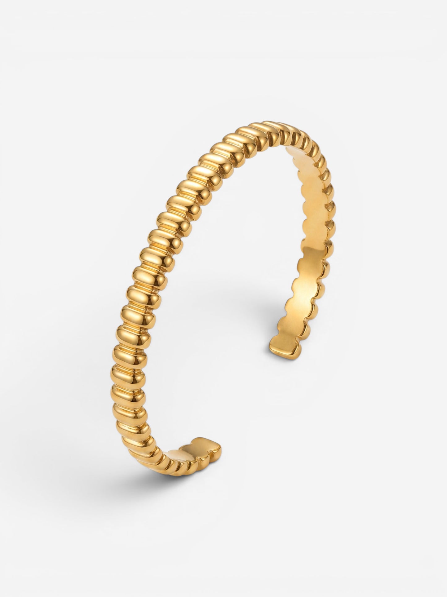 Selene Beaded Cuff Gold