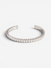 Selene Beaded Cuff Silver