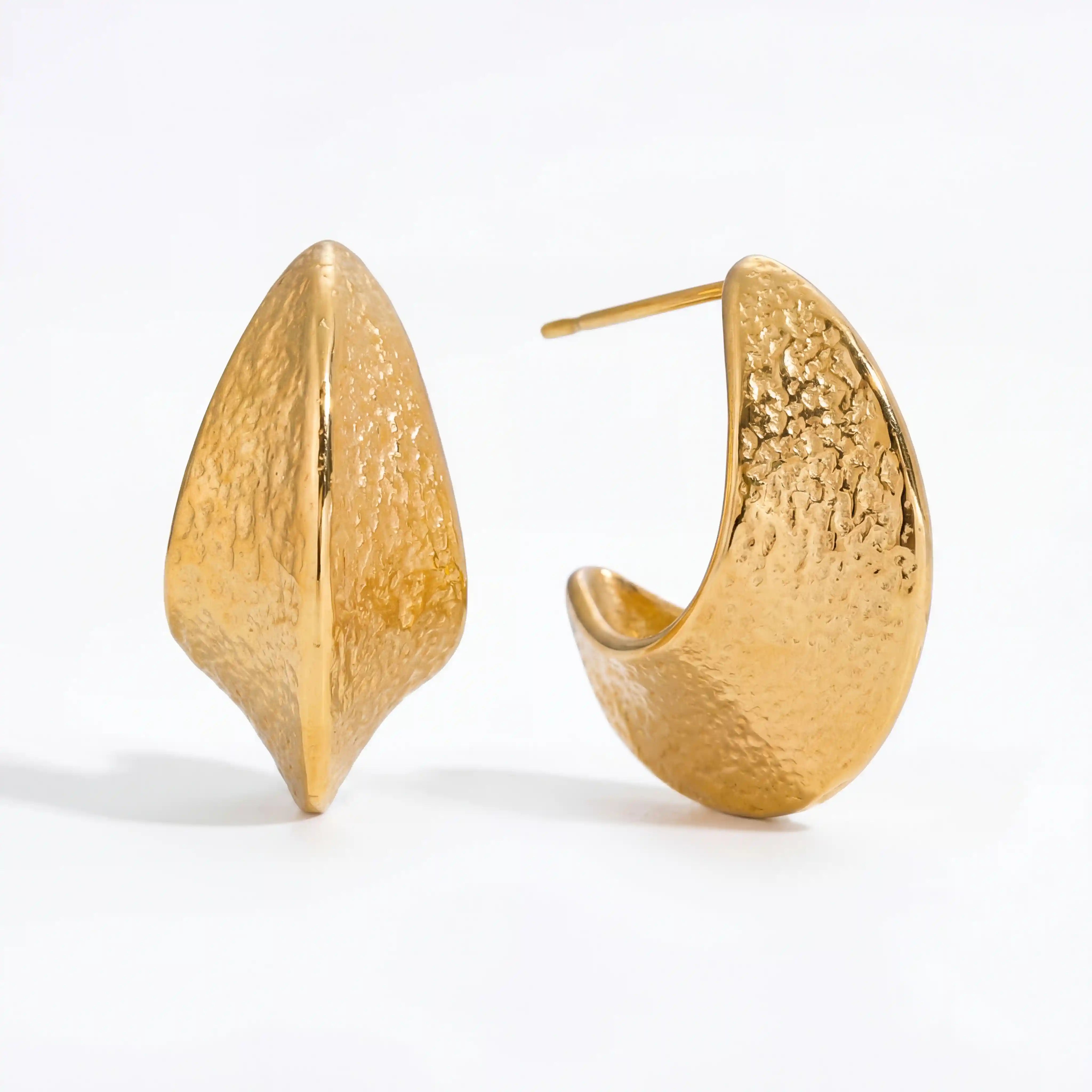 Sienna Molten Gold C-Hoops Secondary image