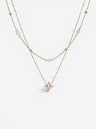 Thalassa Pearl Star Layered Necklace