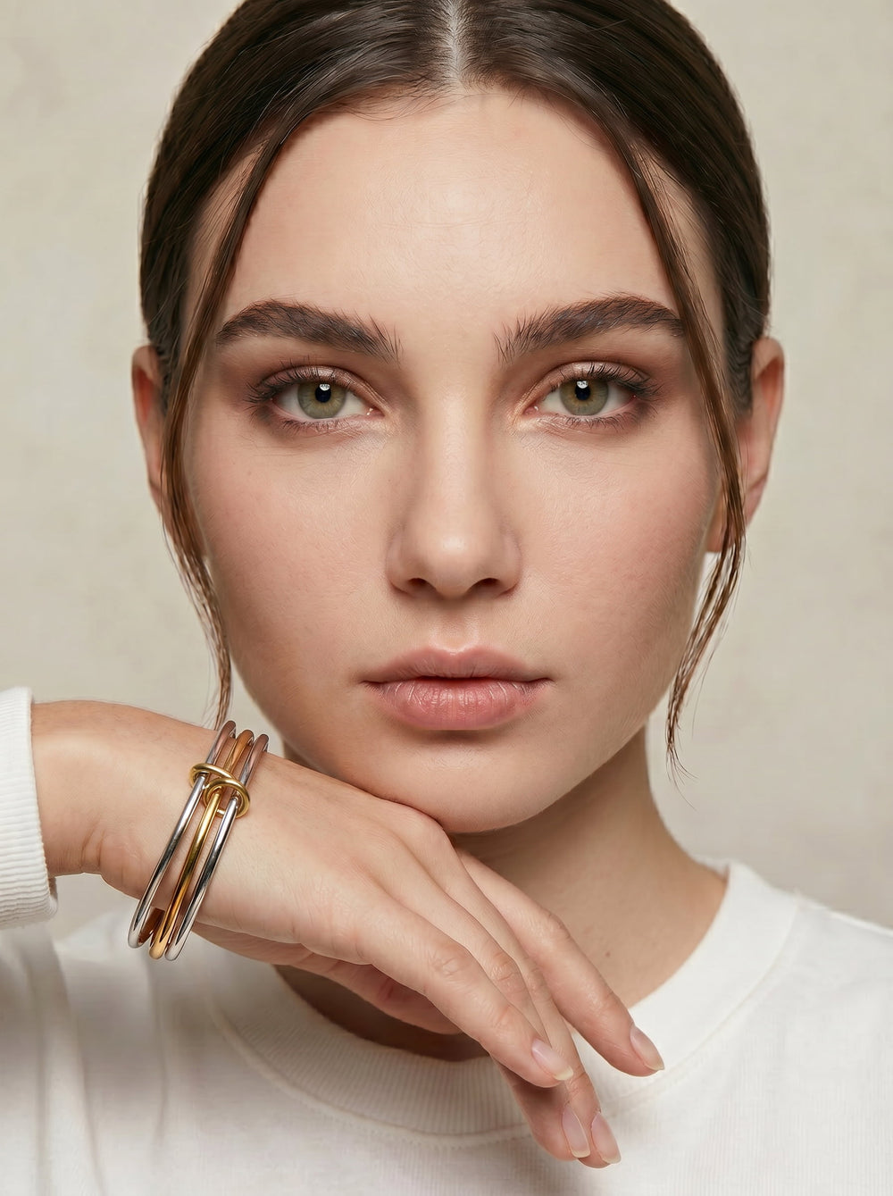 Trinity Rolling Bangle