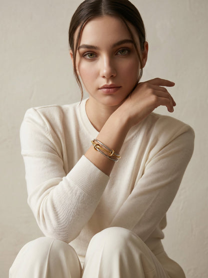 Trinity Rolling Bangle