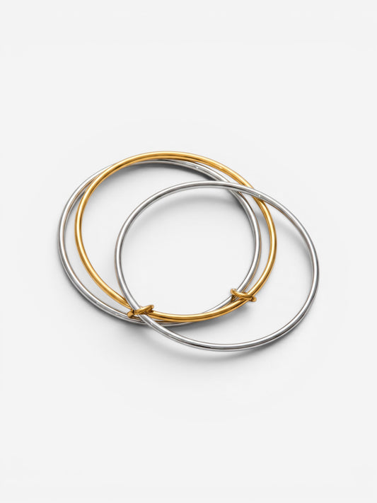 Trinity Rolling Bangle