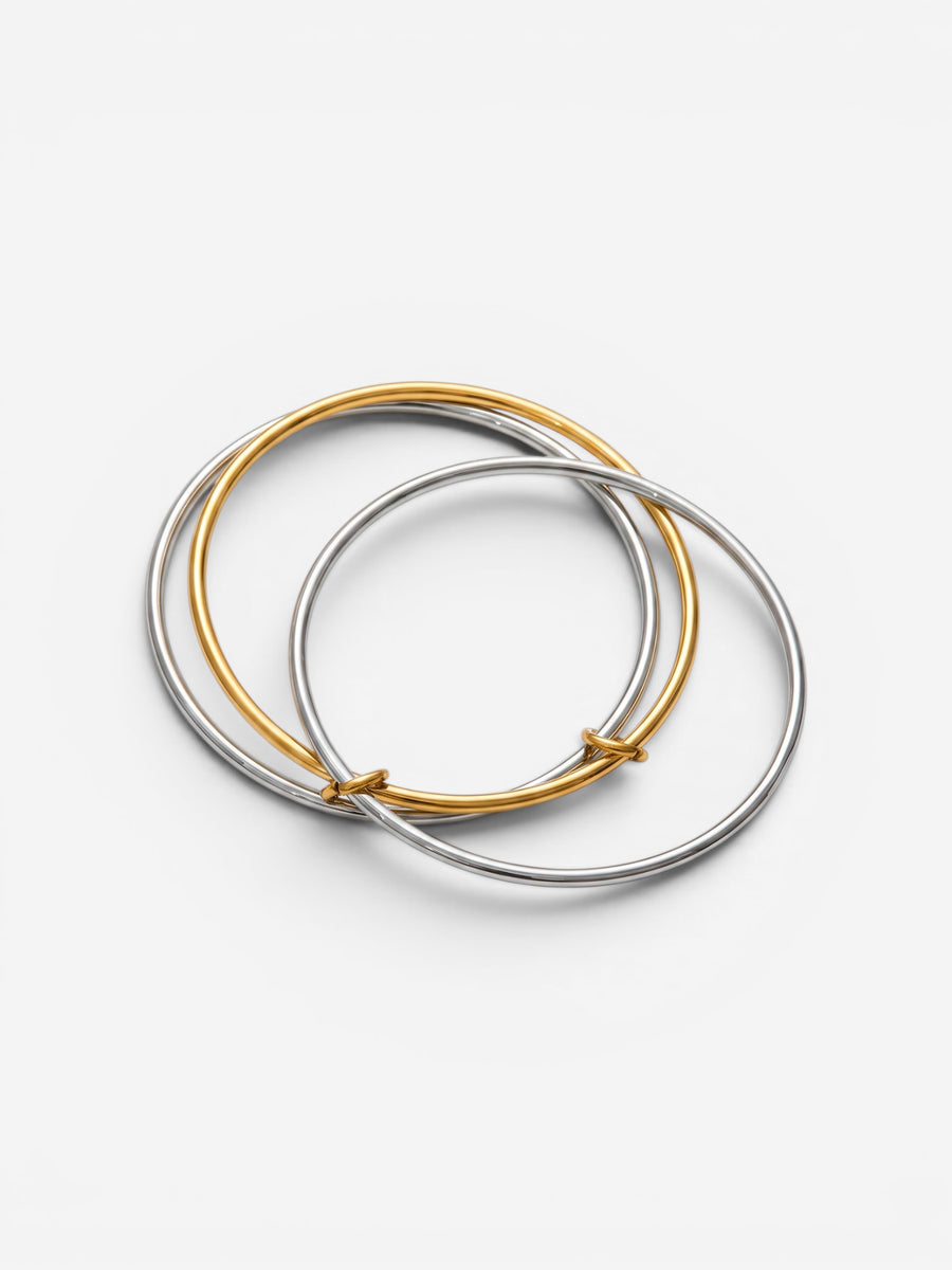 Trinity Rolling Bangle