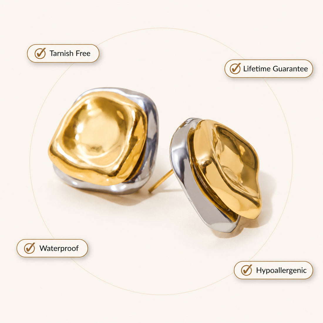 Gold and silver, made to match everything.