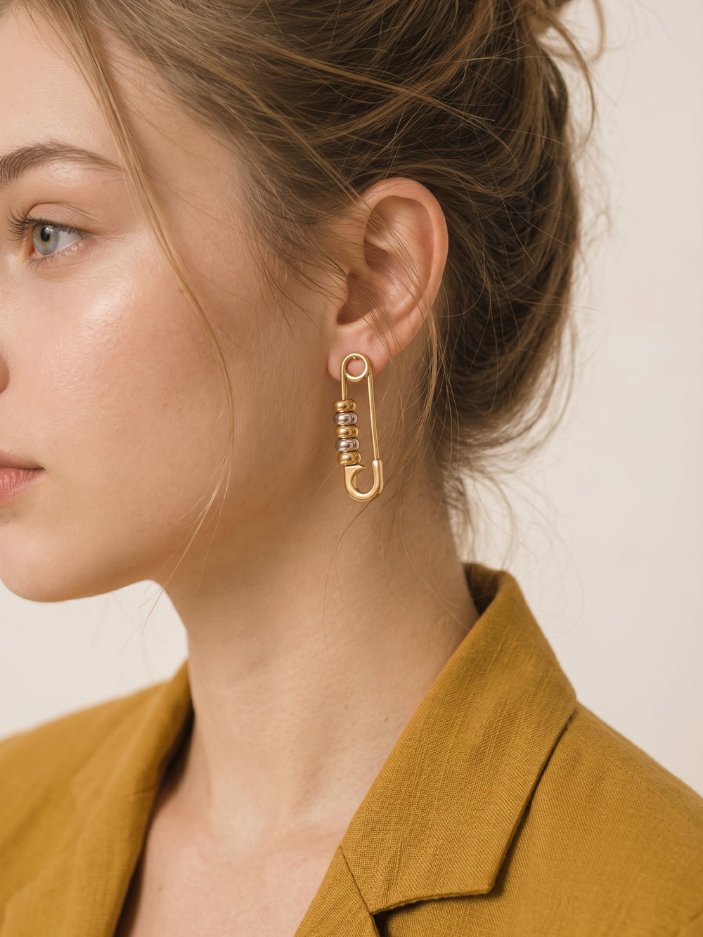Vesper Safety Pin Earrings