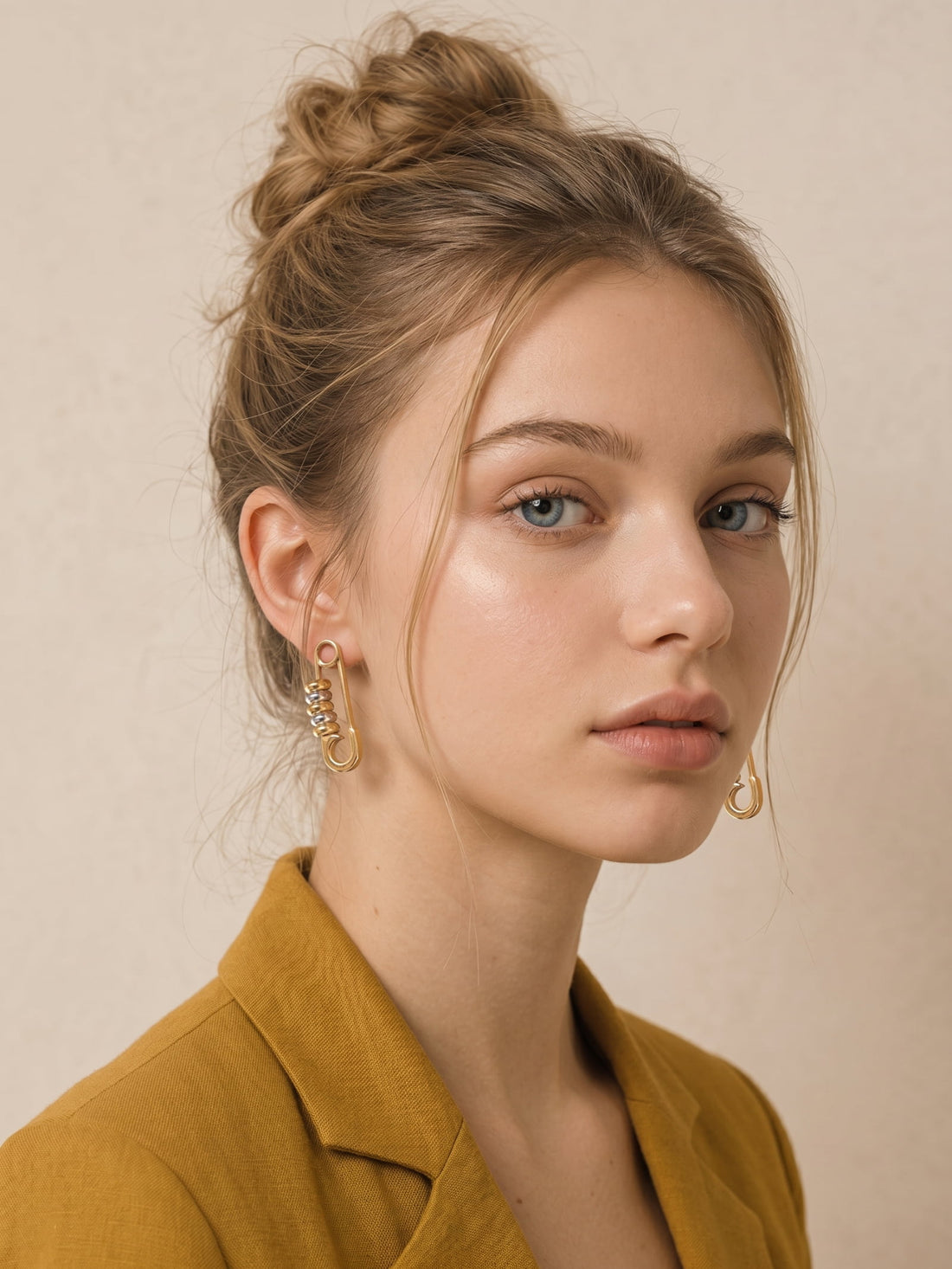 Vesper Safety Pin Earrings