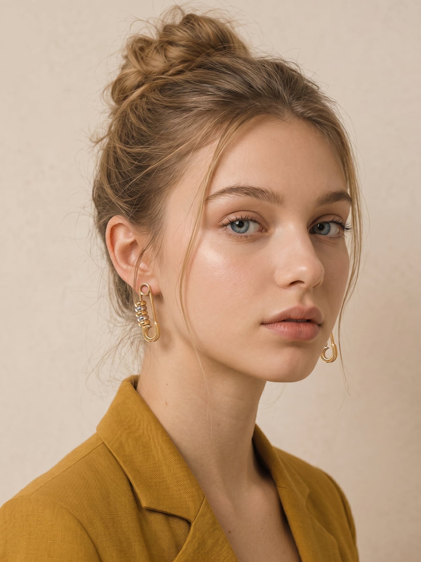 Vesper Safety Pin Earrings