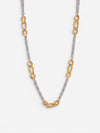 Vesper Two-Tone Mixed Chain Necklace