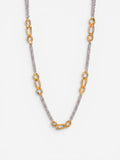 Vesper Two-Tone Mixed Chain Necklace