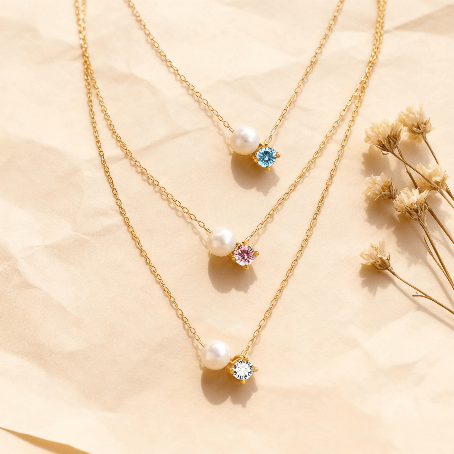 Birthstone Necklace | Dainty Birth Month Jewelry