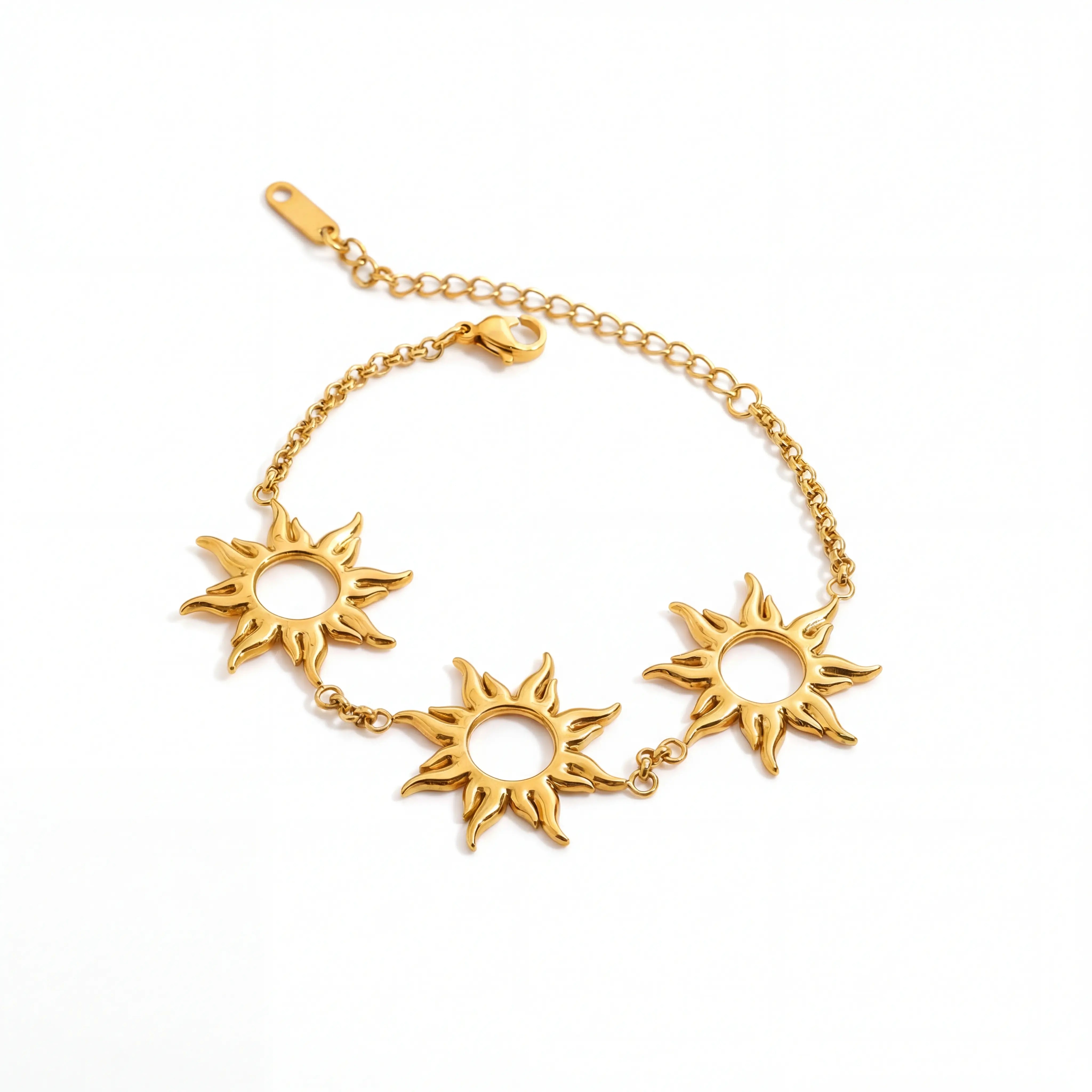 Radiant Triple Sunburst Bracelet Secondary image