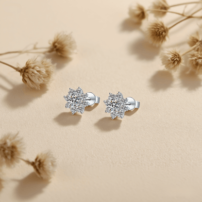 Arctic Sparkle - Moissanite Earring