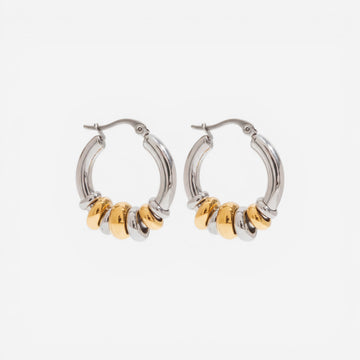 Siena Chunky Stacked Hoops