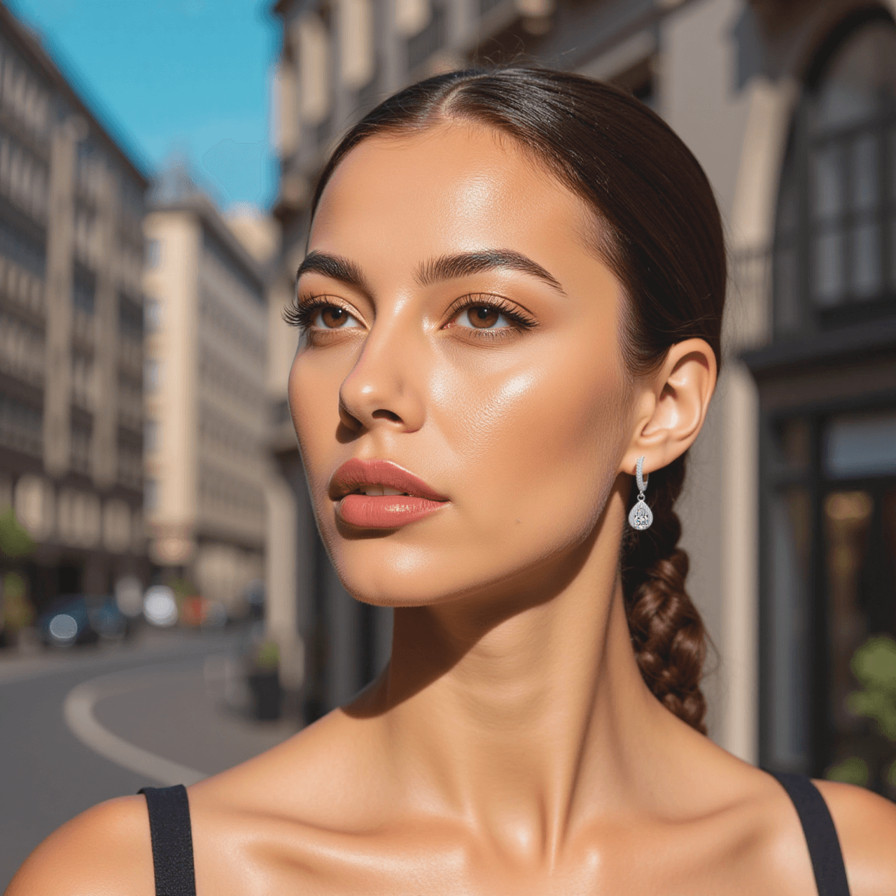 #MoissaniteEarrings #ElegantJewelry #GiftForHer #DailyRadiance #TeardropEarrings