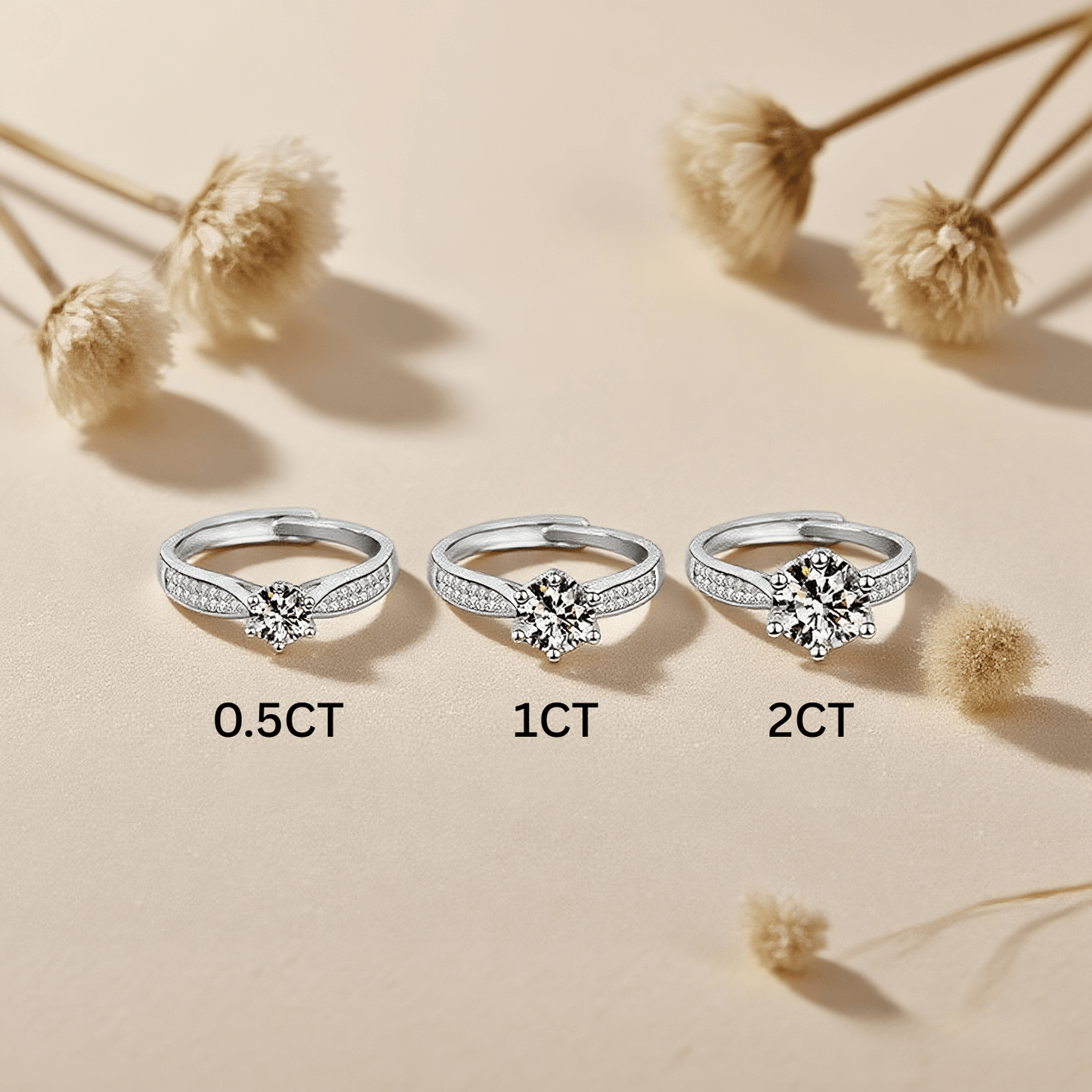 Nova Queen - Moissanite Ring