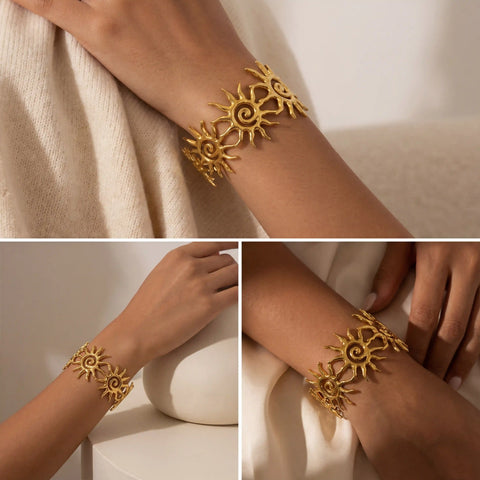 Celestial Sun Open Cuff